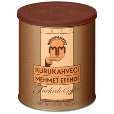 KURUKAHVECI Turkish Coffee 쿠루카베치 에펜디 터키 커피 무설탕 250g, 1개