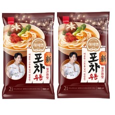 삼립 spc 하이면 포차우동 얼큰한맛 424g*2봉, 2개, 424g