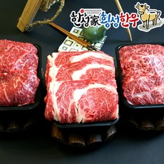 [한성가횡성한우]1++등급 구이세트 1호 1.7kg(등심 500g 채끝 600g 특수부위 600g), 1개