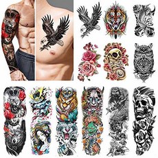 Full Arm Temporary Tattoos Extra Large Big Fake Body Tattoos/1606968, 상세내용참조, 상세내용참조