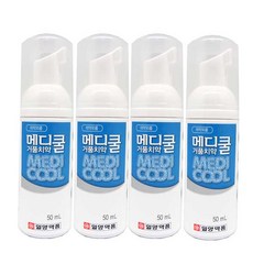 일양약품 메디쿨 거품치약 50ml/일양/거품/치약, 4개, 50ml