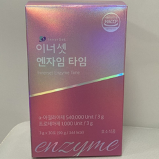 (1+1)이너셋 곡물효소 엔자임 타임 3g x 30포 (2개월분)