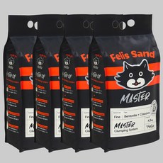 닥터펠리스 펠리스샌드 마스터 4kg x 4개 김명철 수의사 고양이모래 벤토나이트, 1개, 17kg