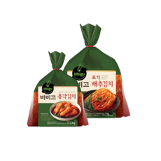 비비고 포기배추김치 5kg + 총각김치 2kg