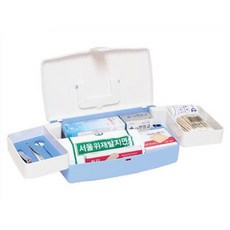 [2개 묶음할인]ABS 구급함(217X120X80mm) 응급처치구성품 11종 포함 FNJA1-30686 구급상자