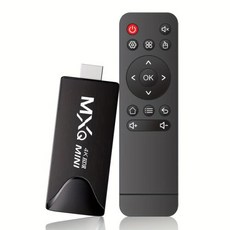 MXQMini TV 스틱 안드로이드 10 쿼드 코어 4K HD 플레이 스토어 24G 와이파이 스마트 TV 박스 안드로이드 H265 미디어 플레이어 셋톱 박스, 1) MXQMINI TV 스틱, 01 MXQMINI TV STICK - h.265미디어플레이어