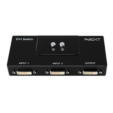 넥스트 NEXT-DVI202SW 2대1 DVI 스위치 모니터 선택기 무전원