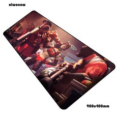 Team fortress 2 padmouse 900x400x3mm 게임용 마우스 패드 미학 게이머 컴퓨터 책상 만화 매트 노트북 pc, [09] pad 9, 17 Size 900x400x4mm, 한개옵션2
