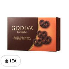 고디바 다크 초콜릿 미니 프레첼, 71g, 1개