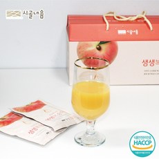 충주 시골내음 첫눈에반한 생생복숭아즙 110ml x 20팩, 단품, 단품