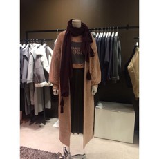 [갤러리아] 시에로[18 S/S] 볼륨소매 롱기장 니트가디건 (SE1KTF417)