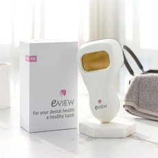 이뷰 양치 치아 잇몸 청결 충치 습관 디지털 체크기 세트 화이트, 1개