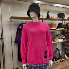 베네통 NC11 라운드 폴라 니트티 루즈핏 폴오버 니트티 bakp54161