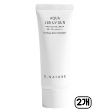 에스네이처 아쿠아 365 유브이 선크림 40ml+40ml