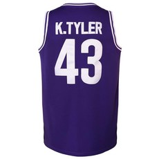 Phoneutrix Kenny Tyler 43 Man K.Tyler 영화 농구 저지 퍼플 퍼플.