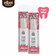 에티펫 뿌리는 치약, 100ml, 2개