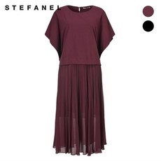 스테파넬 케이프 플리츠 원피스 SF7MOP317