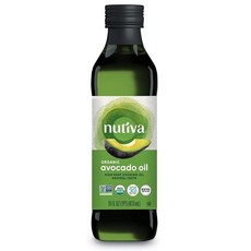 누티바 스팀 정제 아보카도 오일 100% 퓨어 Steam Refined Avocado Oil 100% Pure, 473ml, 1개