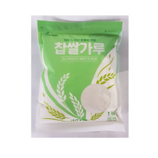 습식 찹쌀가루 100% 1kg 1개 상품 이미지