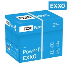 엑소(EXXO) A4 복사용지(A4용지) 75g 2500매 1BOX