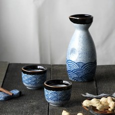 정종 데우기 일본 사케 술잔 컵 주류 스타일 술 세라믹 가정 주전자 소주 냄비 세트 와인, 01=1cup, 1개