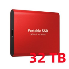 2TB 휴대용 SSD 16TB 고속 모바일 솔리드 스테이트 드라이브 4TB 8TB 하드 노트북 외장 저장 장치 결정, 21 Red 32TB