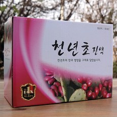 국내산 천년초즙 진액 농축액 100mlx60포 추출액 100%, 60개입, 100