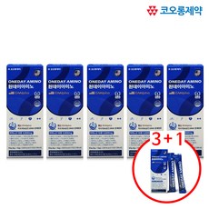 EAAlpha 필수 아미노산9종+아르기닌 코오롱제약 원데이아미노, 5박스, 10회분