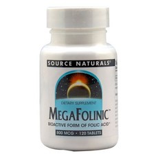 소스내추럴 MegaFolinic 800mcg 120정, 1개
