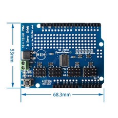 servo shield 16 Channel 12-bit PWM Servo Driver-I2C interface PCA9685 or Raspberry sh [C00017699], One Color, One Size