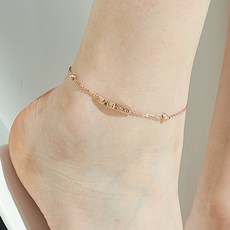 14k스틱체인발찌