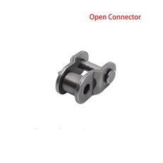 산업용 체인 조인 버클 커넥터 탄소강 하프 풀 롤러 피치 6.35mm 04c 1, 50pcs, 50개