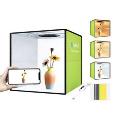 PULUZ중형 LED 링라이트 포토 스튜디오 30cm 불빛 조절 가능 접이식 포토 박스