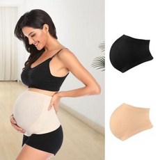 얇은 심리스 복부보호 임산부 산전복대 204833, 색상:블랙L, 1개, 없음, 색상