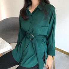 린다샵 스무스 벨트 블라우스