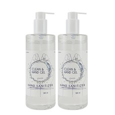 비씨엘 클린 앤 핸드겔 500ml 손소독제, 2개