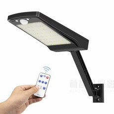 태양열 LED 조명 태양열 램프 56 led 야외 모션 센서 정원사 조명과 호환 태양, kd-56-블랙 1팩
