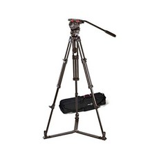 Sachtler 0371 FSB 4 헤드가 장착 된 알루미늄 삼각대 시스템 ENG 75/2 레그지면 스프레더, 본상품선택