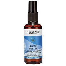 Tisserand Aromatherapy 타이마사지오일 스포츠 얼굴 수용성 전신 천연 아모라 커플 Tisser아로마테라피 근육 완화 마사지 바디 오일 100m-91130, 단일옵션, 04.더 나은 수면