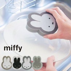 Miffy 미피 부직포 스펀지 4개세트, 단일 본품, 4개