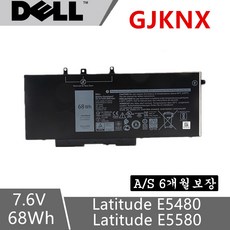 DELL Latitude 5280 5290 5480 5490 5580 5590 델 GJKNX 노트북 호환용 배터리