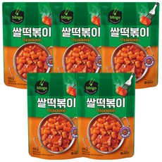 비비고 쌀떡볶이, 5개, 575g