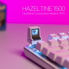 곰돌이사냥꾼 IBM 맥킨토시 커스텀 애플 포인트 레트로 기계식 키보드 키캡, HAZELTINE1500
