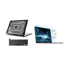 2019 년에 출시 된 MacBook Pro 16 인치 보호 커버 A2141 TPU 범퍼가있는 견고한 플라스틱 하드 쉘 보호 커버 2 pcs 화면 보호기 매트 노트북 청색광 차단 자외선 차단 눈 보호 필터, 본상품