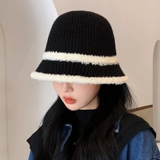 몬지알지 니트 버킷햇 벙거지모자