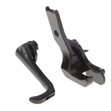 1 세트 금속 노루발 재봉기 예비 부품 워킹 풋 엣지 가이드 오른쪽 워킹 풋 툴 재봉틀 어 테치먼트