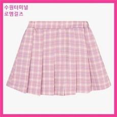 로엠걸즈체크스커트