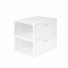 사무 시스템 신발장 WH 2입, 단품