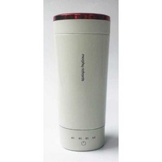 물끓이는 가열 텀블러 여행 보온 소형 미니 여행용, 화이트300ml81x81x190mm+가방