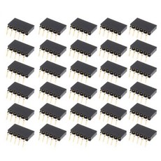 30pcs 2.54mm 단열 암수 굽힘 핀 90도 베이스 소켓5P, 30pcs 2.54mm 단열 암수 굽힘 핀 90도 베이